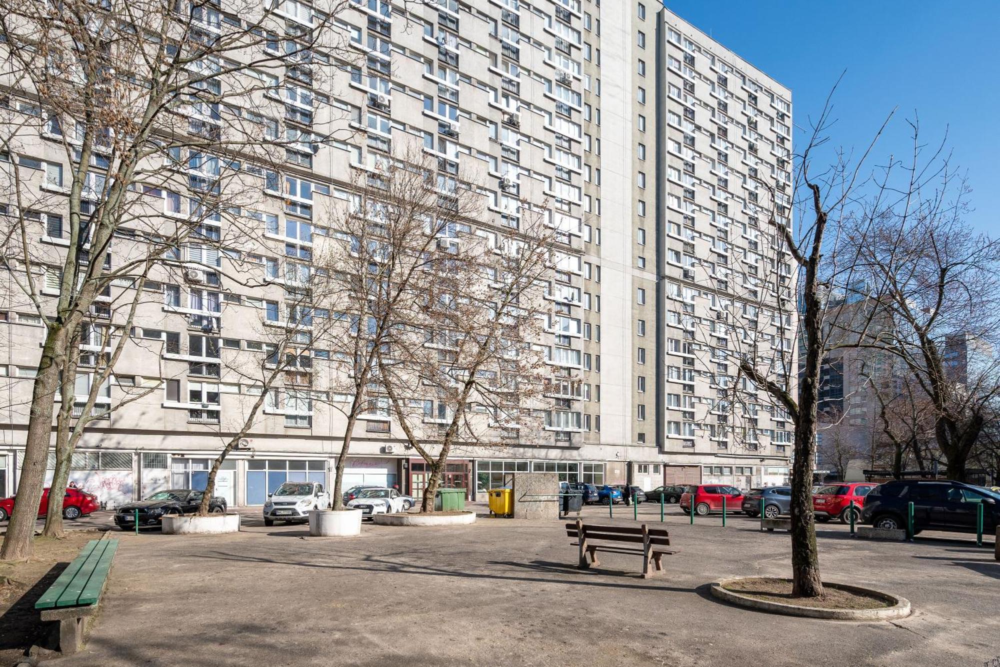 Grzybowska Blue City Centre Apartment Warschau Exterior foto